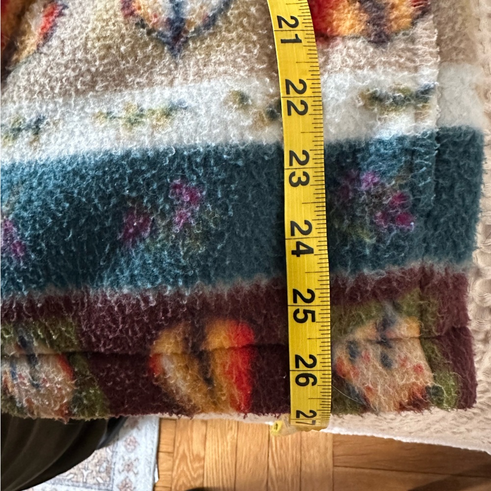 Alfred Dunner Multicolor Leaf Pattern Fleece Jack… - image 7